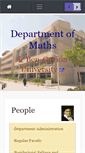 Mobile Screenshot of math.bgu.ac.il